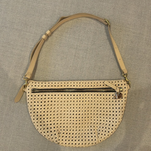 Clare V Tan Woven Crossbody Bag - Picture 4 of 7